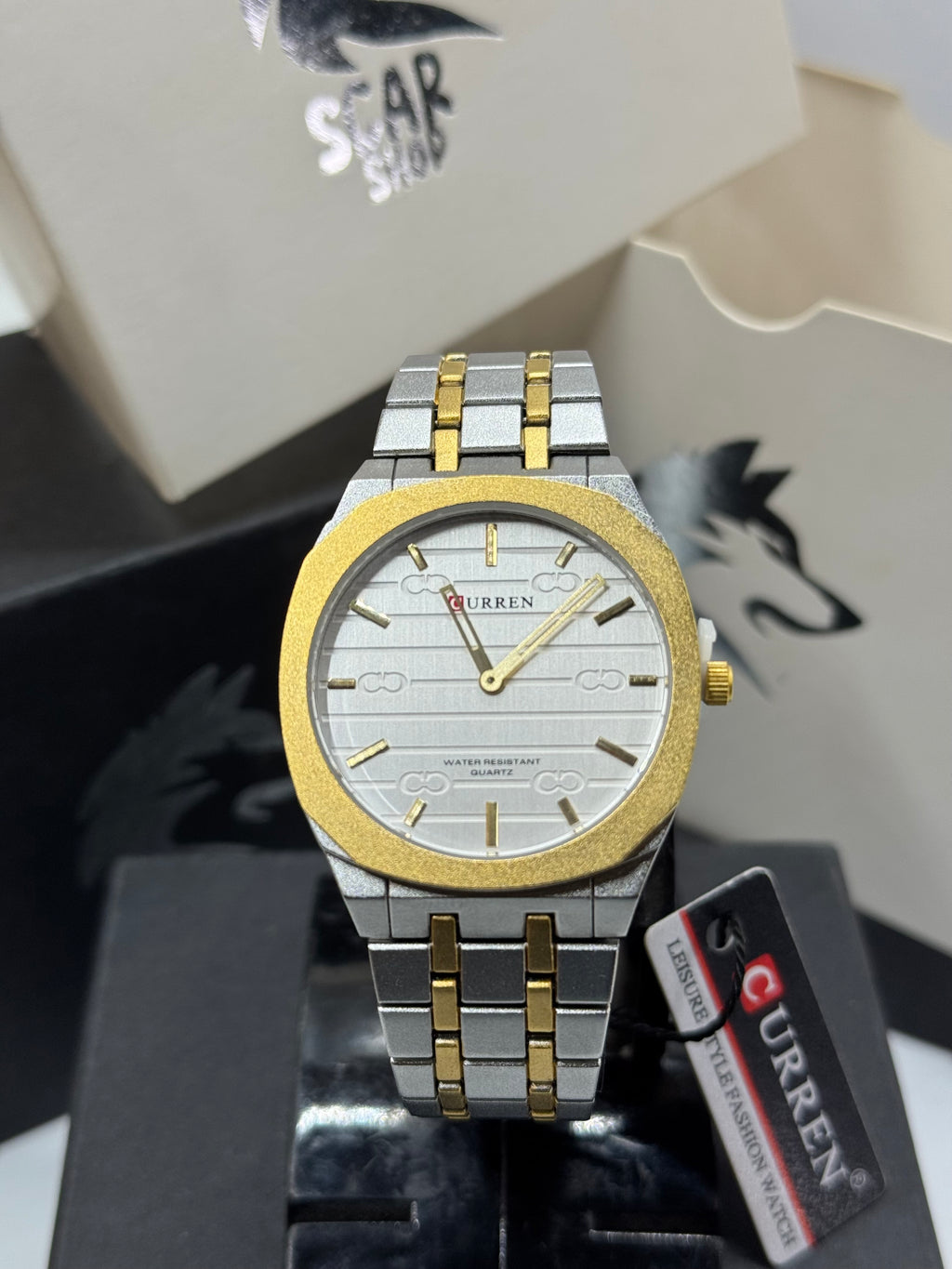 Curren Gold Chain Watch – Premium