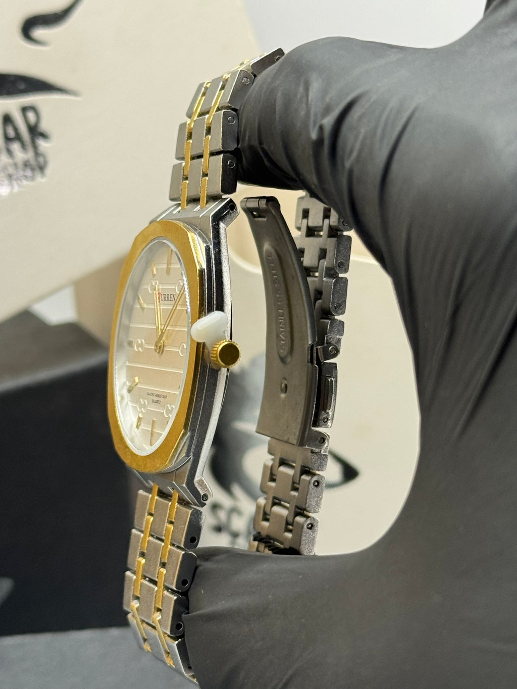 Curren Gold Chain Watch – Premium