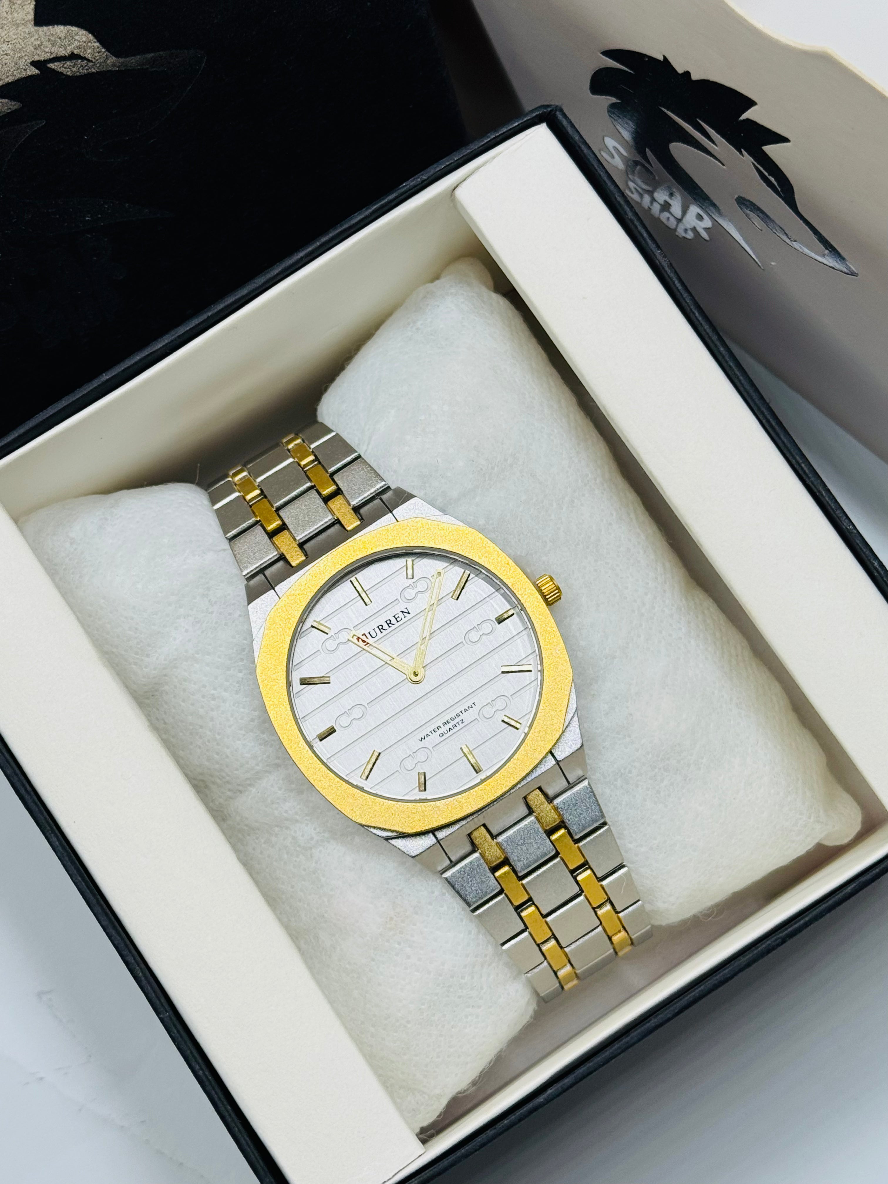 Curren Gold Chain Watch – Premium