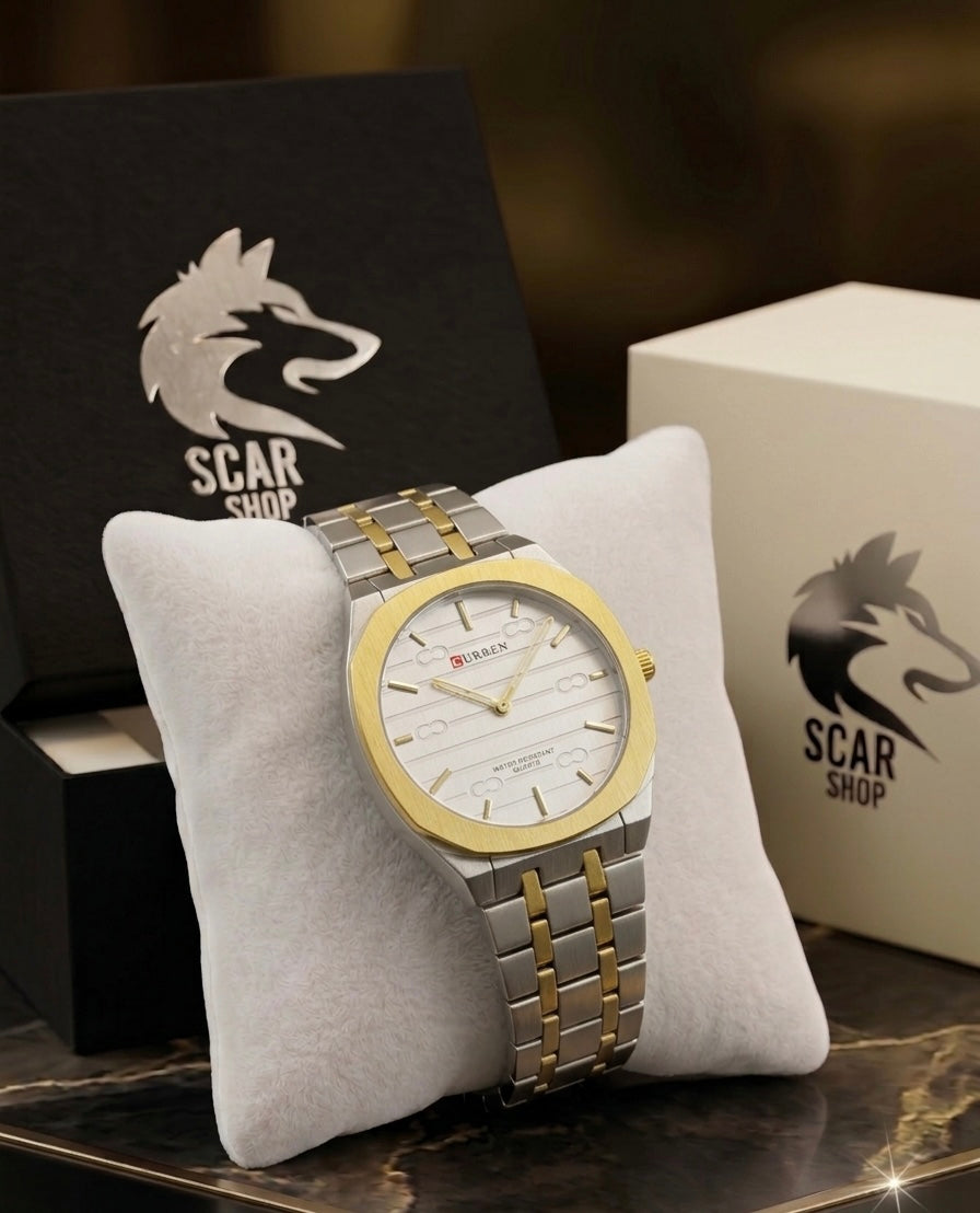 Curren Gold Chain Watch – Premium